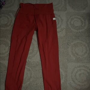 Vuori Women's Red Leggings